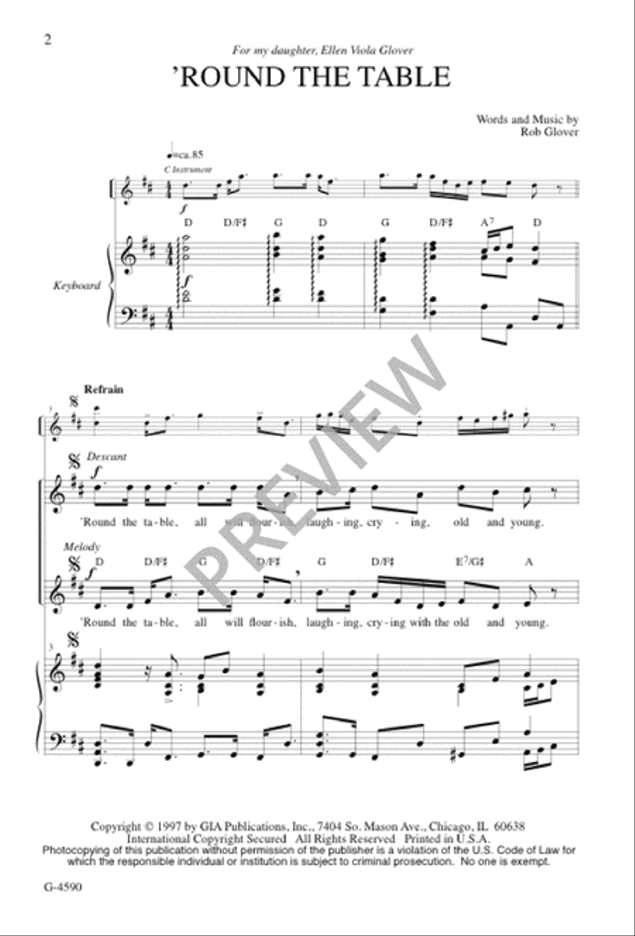 ’Round the Table 2-Part scores gallery preview page 3