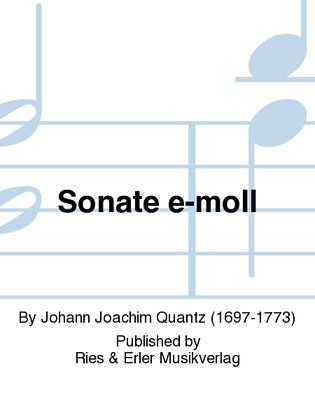 Sonate e-moll