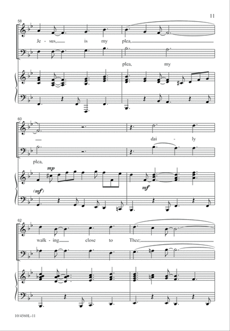 Just a Closer Walk 2-Part scores gallery preview page 11