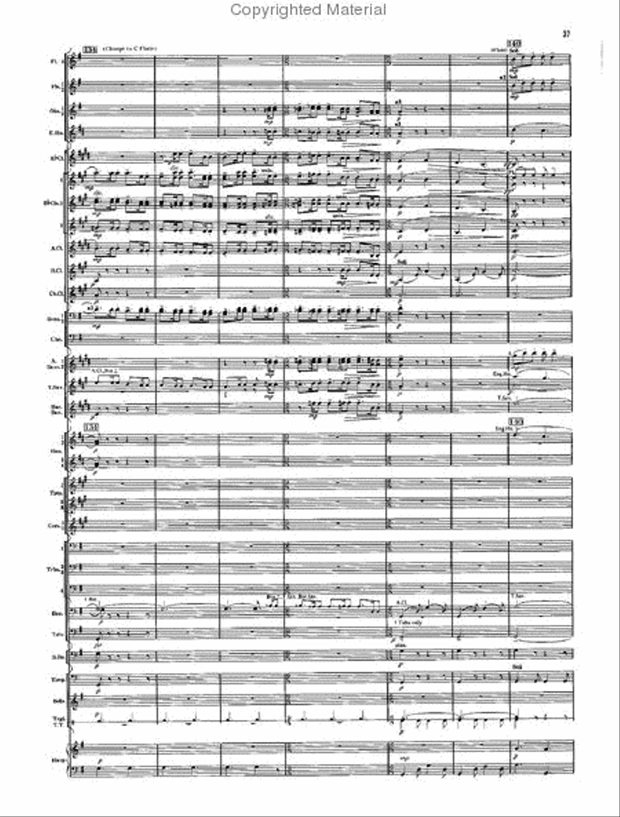 Armenian Dances, Part II Concert Band scores gallery preview page 35