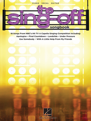 Book cover for The Sing-Off Songbook