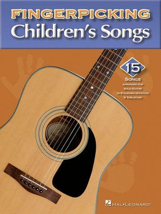 Book cover for Fingerpicking Children's Songs