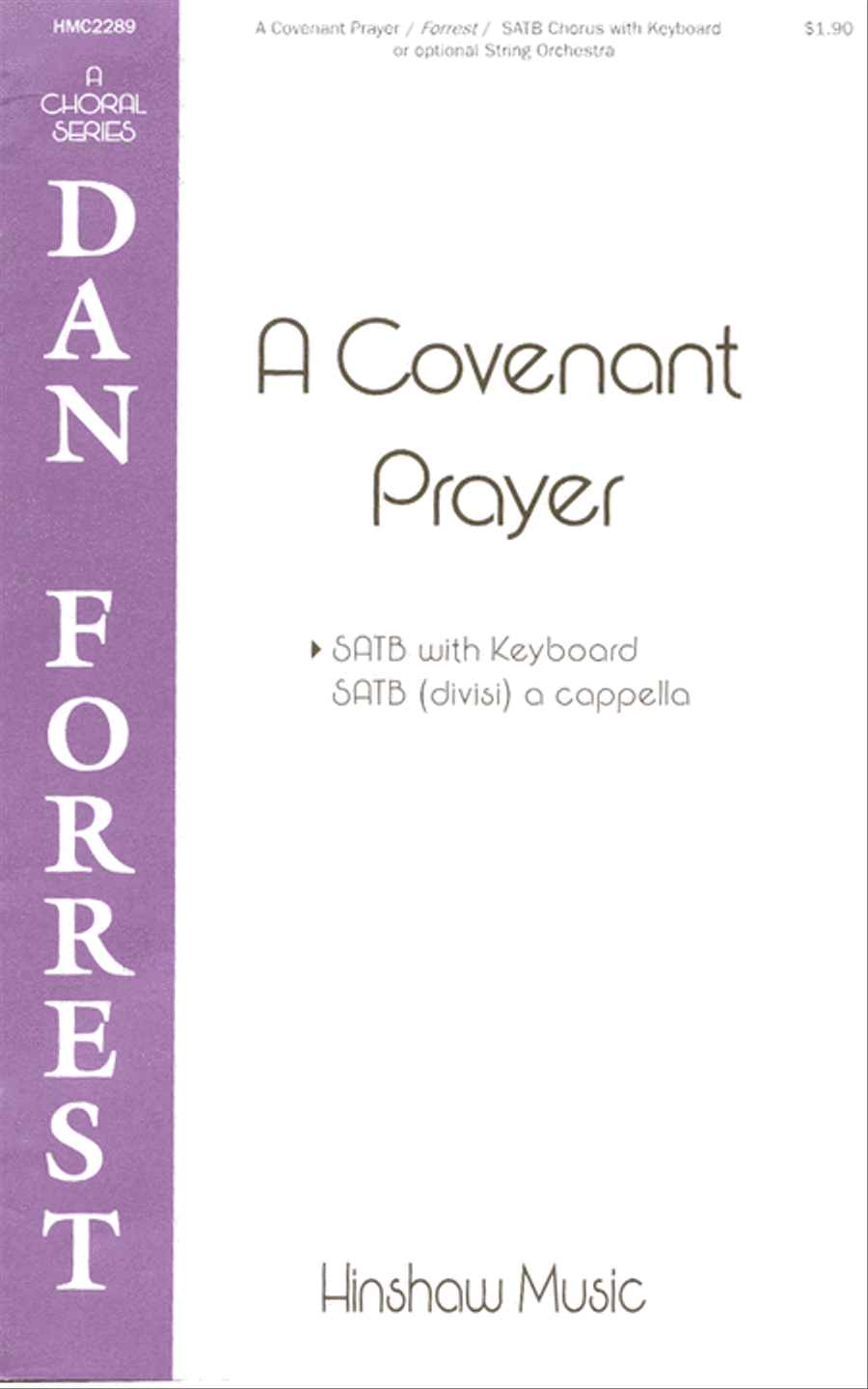 A Covenant Prayer A Covenant Prayer 4-Part scores gallery preview page 1