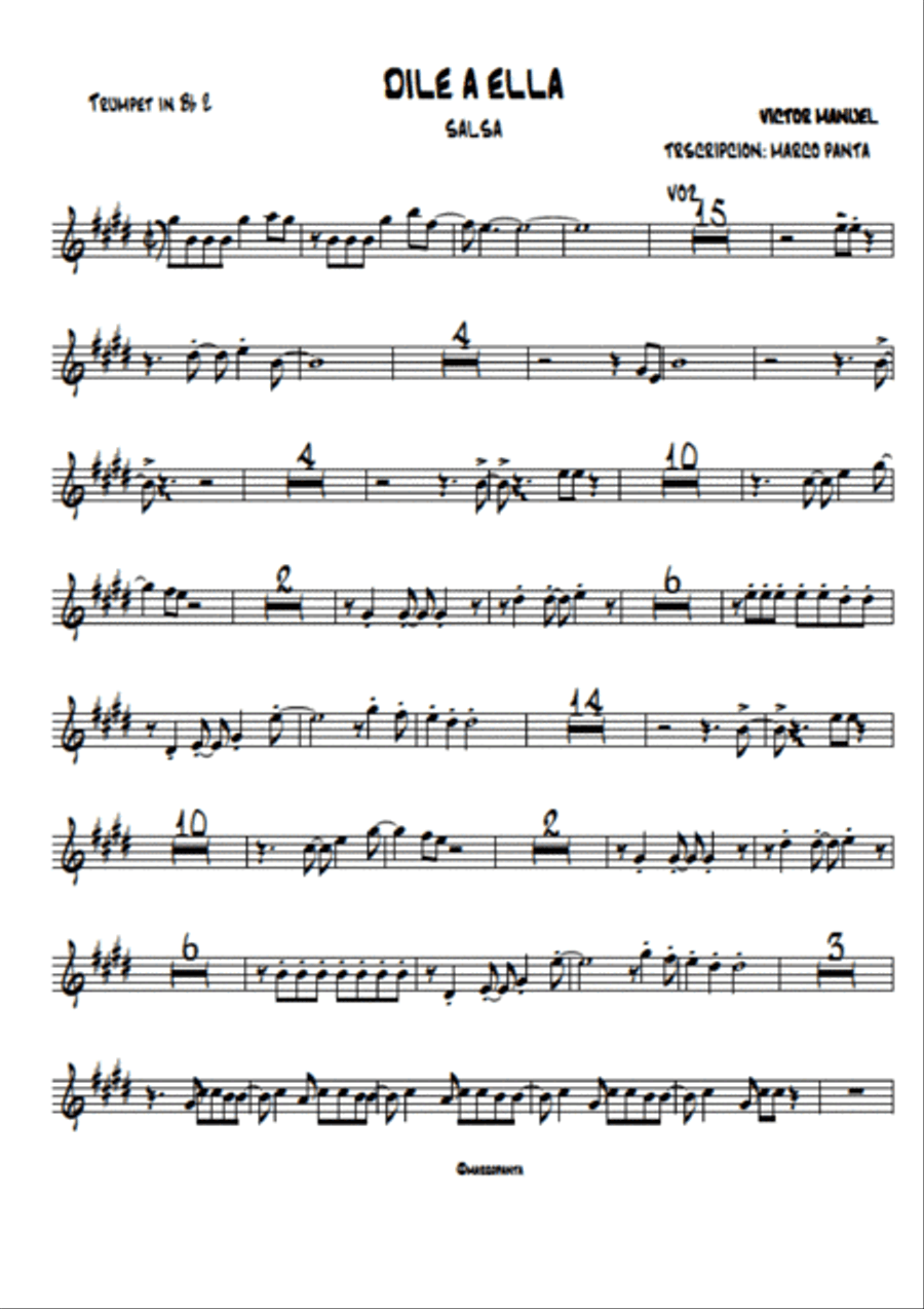 DILE A ELLA DILE A ELLA Jazz Ensemble scores gallery preview page 3