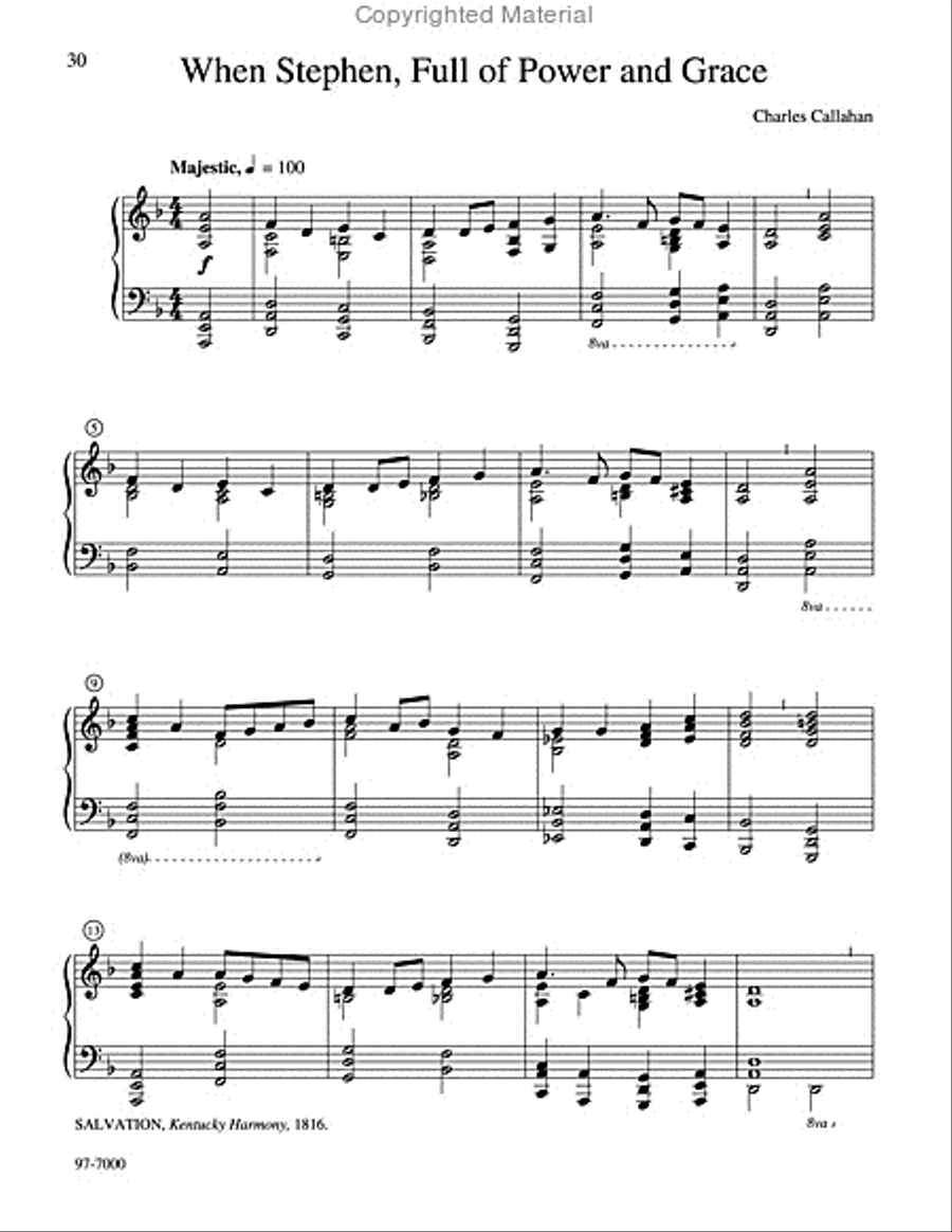 American Folk Hymn Suite, Set 2 Piano Solo scores gallery preview page 11