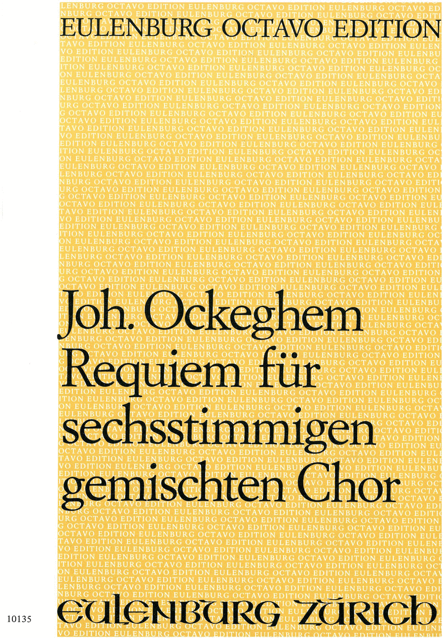 Requiem, for six-part mixed choir Mixed Choir scores gallery preview page 1