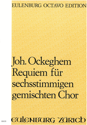 Requiem, for six-part mixed choir