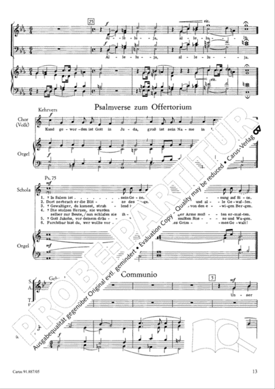Ostersonntag 4-Part scores gallery preview page 14