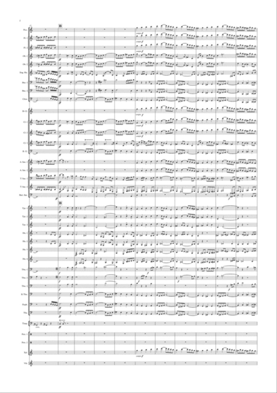 The Mastersingers Overture, Richard Wagner arr. Tim Wheeler Concert Band scores gallery preview page 2