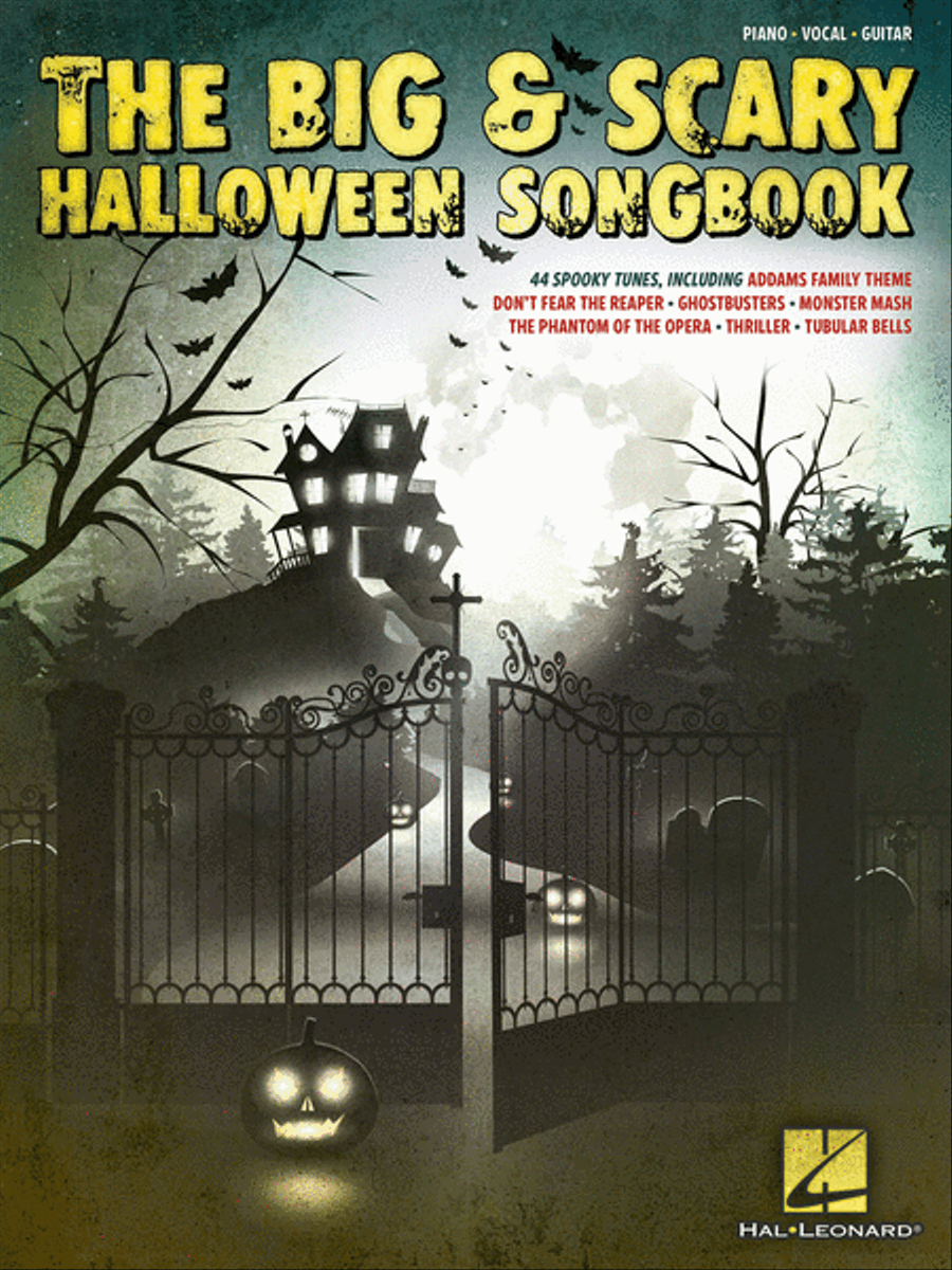 The Big & Scary Halloween Songbook Piano, Vocal, Guitar scores gallery preview page 1