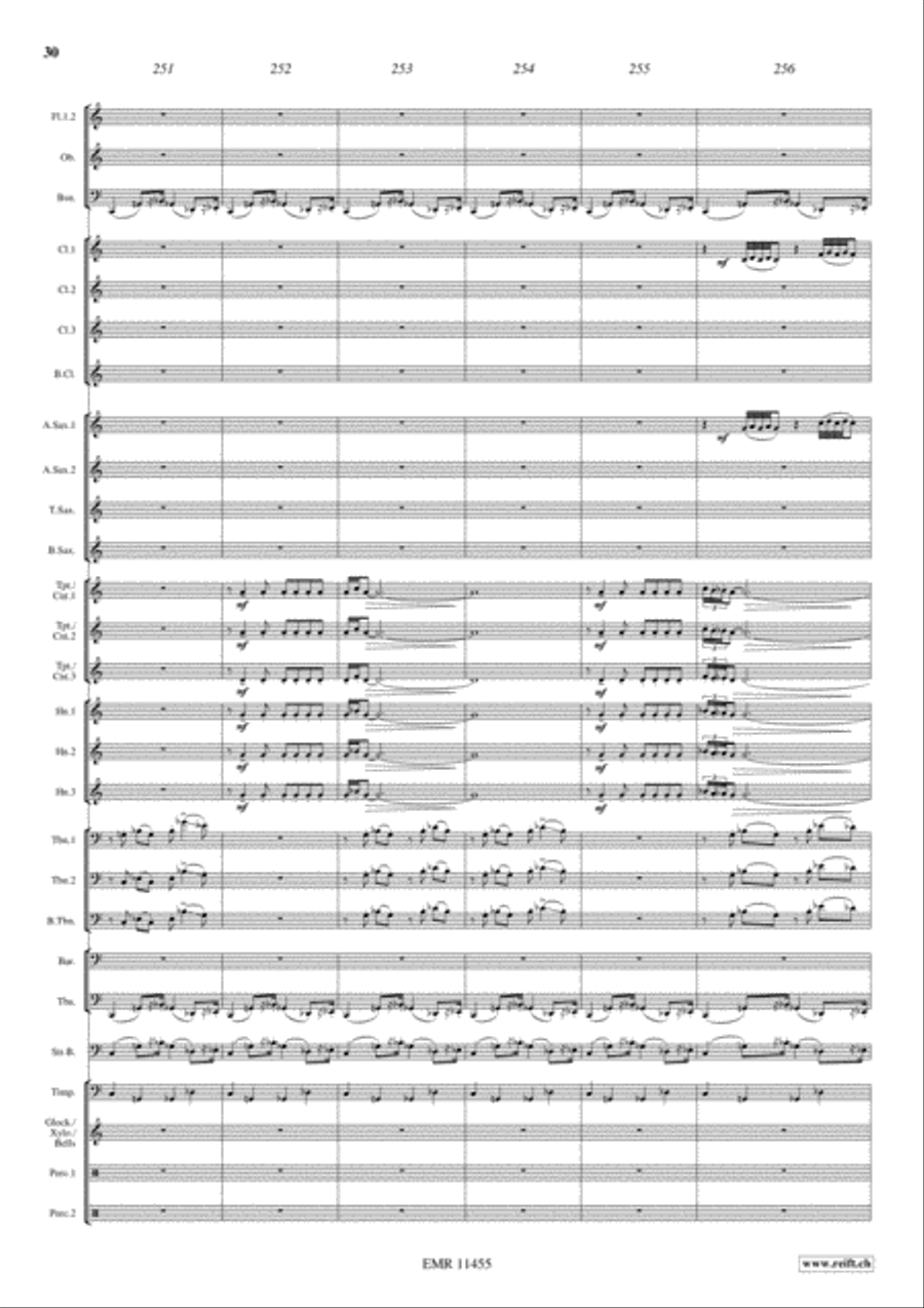 Ben Hur Suite Concert Band scores gallery preview page 31
