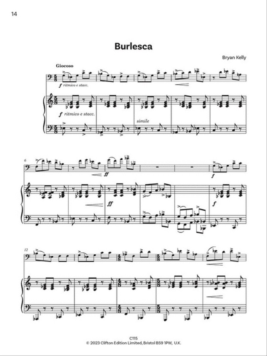 Dance Preludes Piano Accompaniment scores gallery preview page 4