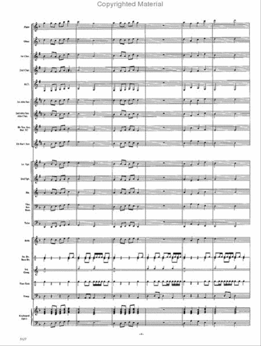 Knights of the Round Table Concert Band scores gallery preview page 5