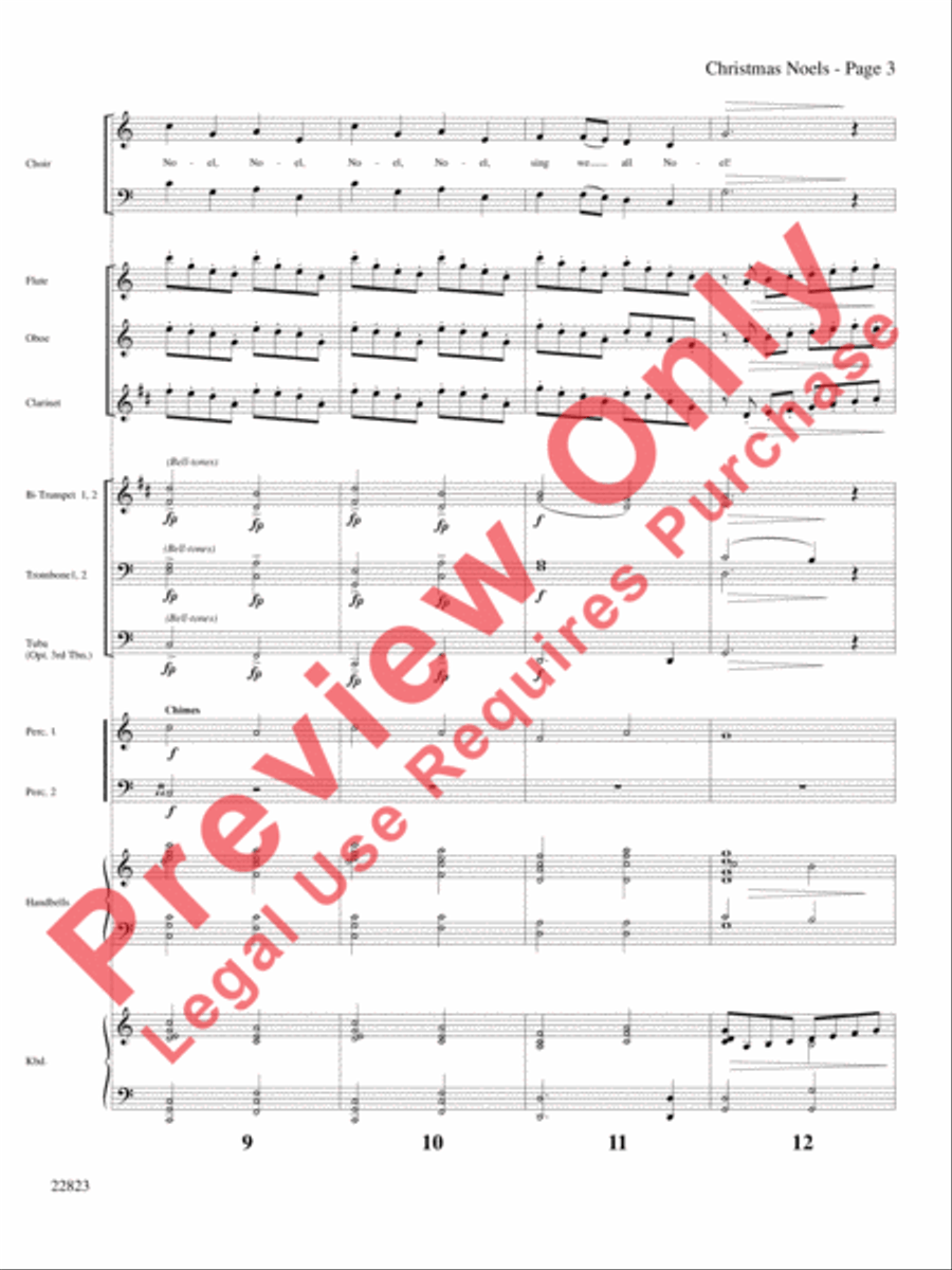 Christmas Noels Choir scores gallery preview page 4