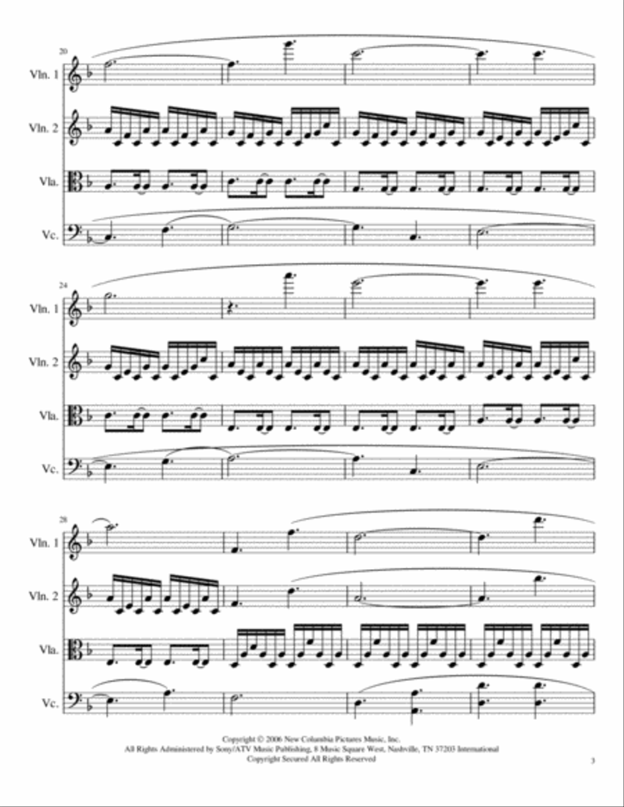 Dies Mercurii I Martius String Quartet scores gallery preview page 3