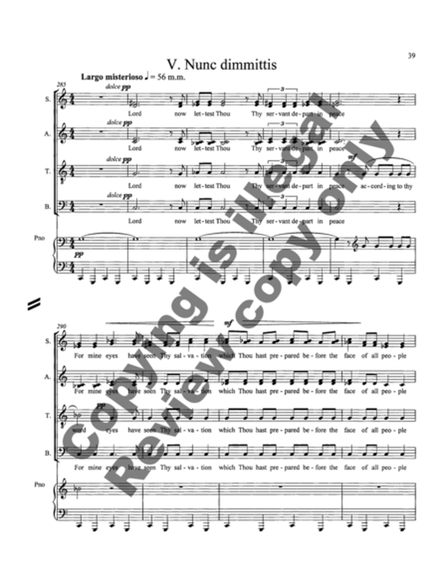 Canticles (Choral Score)