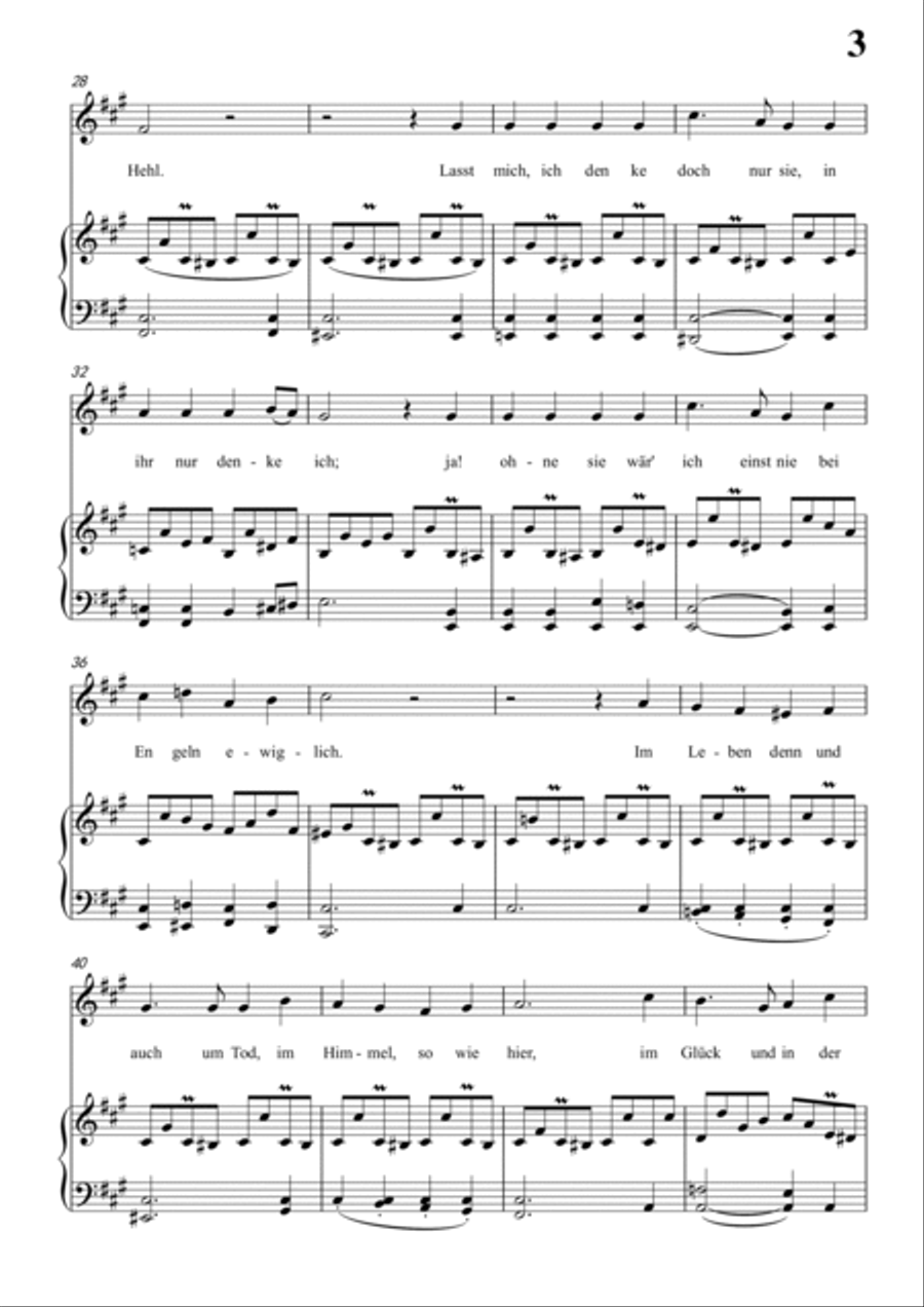 Schubert-Hippolit's Lied in #F minor,for Vocal and Piano Voice scores gallery preview page 4
