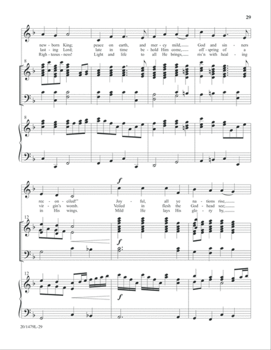 Christmas Carol Celebrations - Keyboard/Handbell Score 5-Octaves scores gallery preview page 30