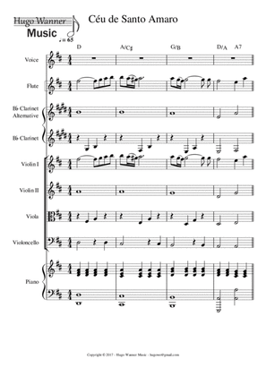 Céu de Santo Amaro - Cantata BWV 156