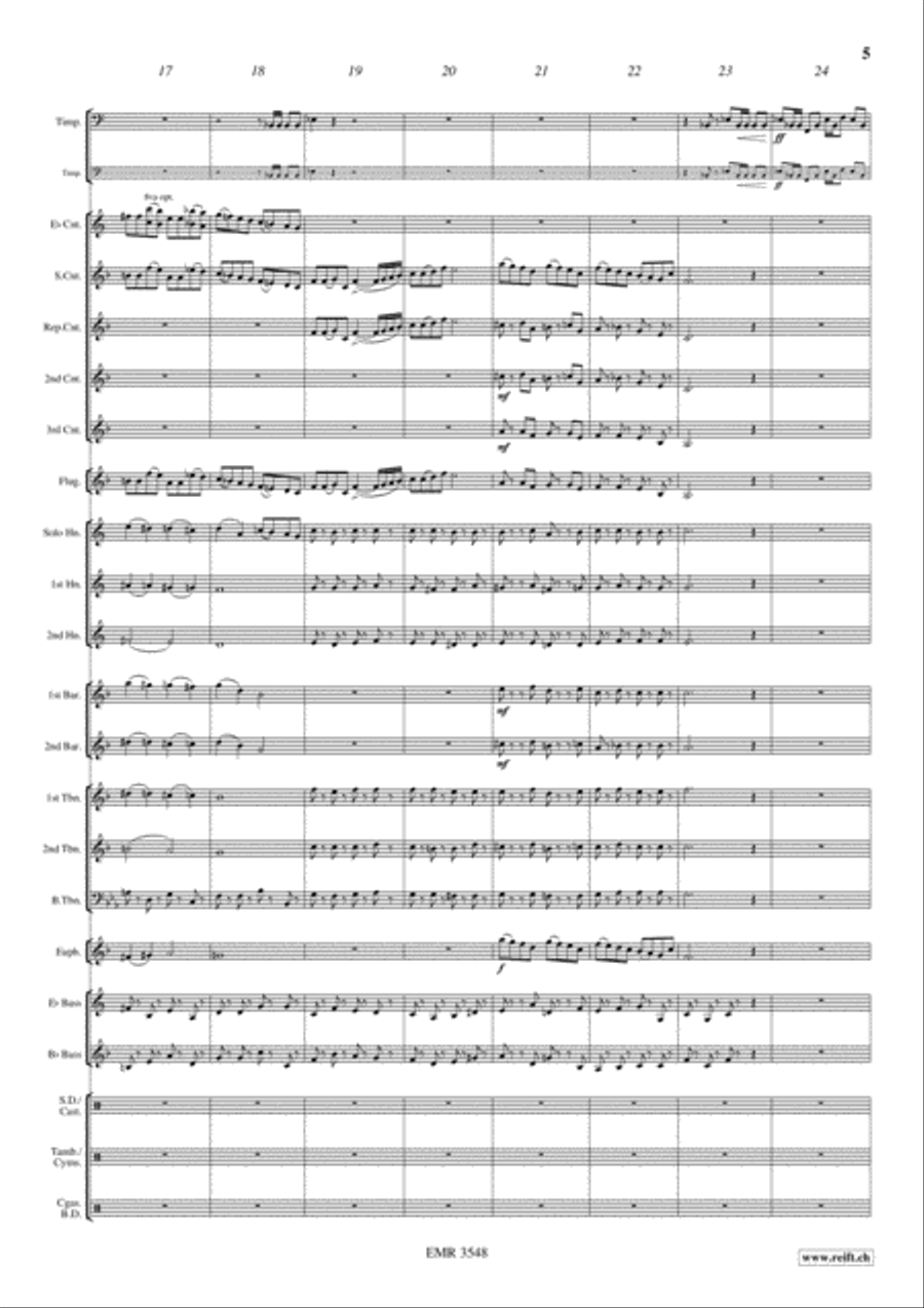 Timpanissimo Brass Band scores gallery preview page 6