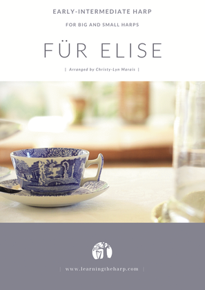 Book cover for Für Elise - Early-Intermediate for Harp