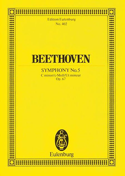 Symphony No. 5 in C minor, Op. 67 by Ludwig van Beethoven Orchestra - Sheet Music