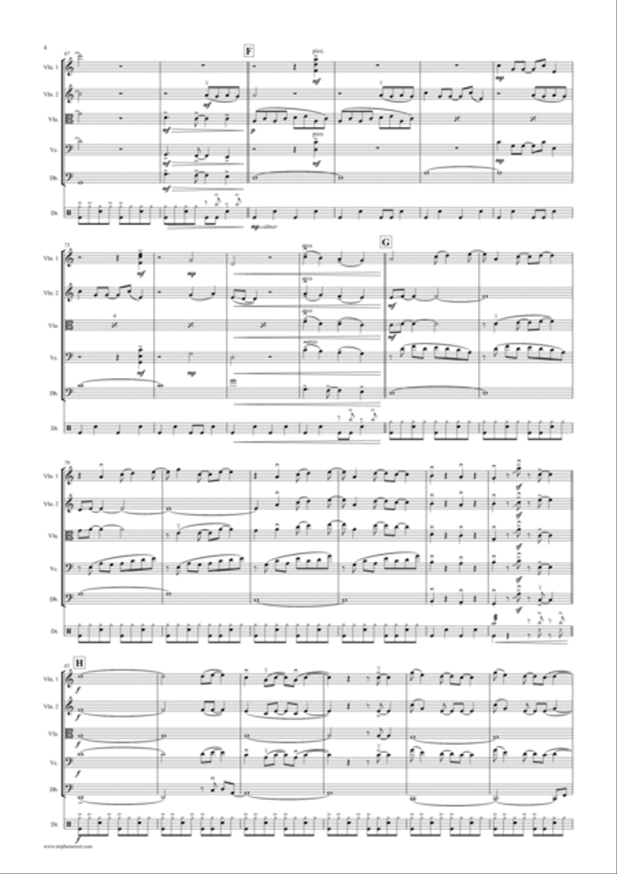 Blinding Lights Small Ensemble scores gallery preview page 4