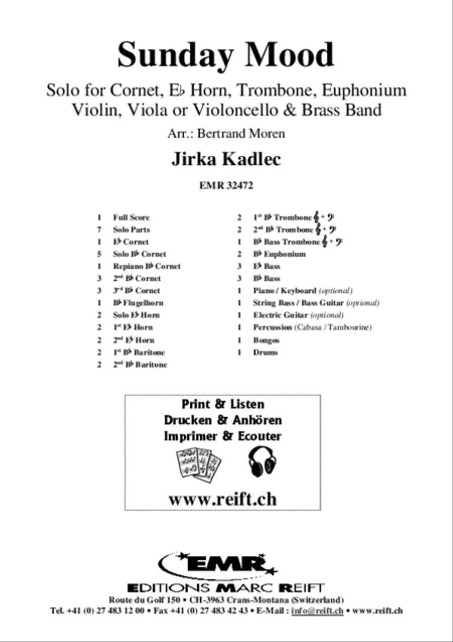 Sunday Mood Brass Band scores gallery preview page 2