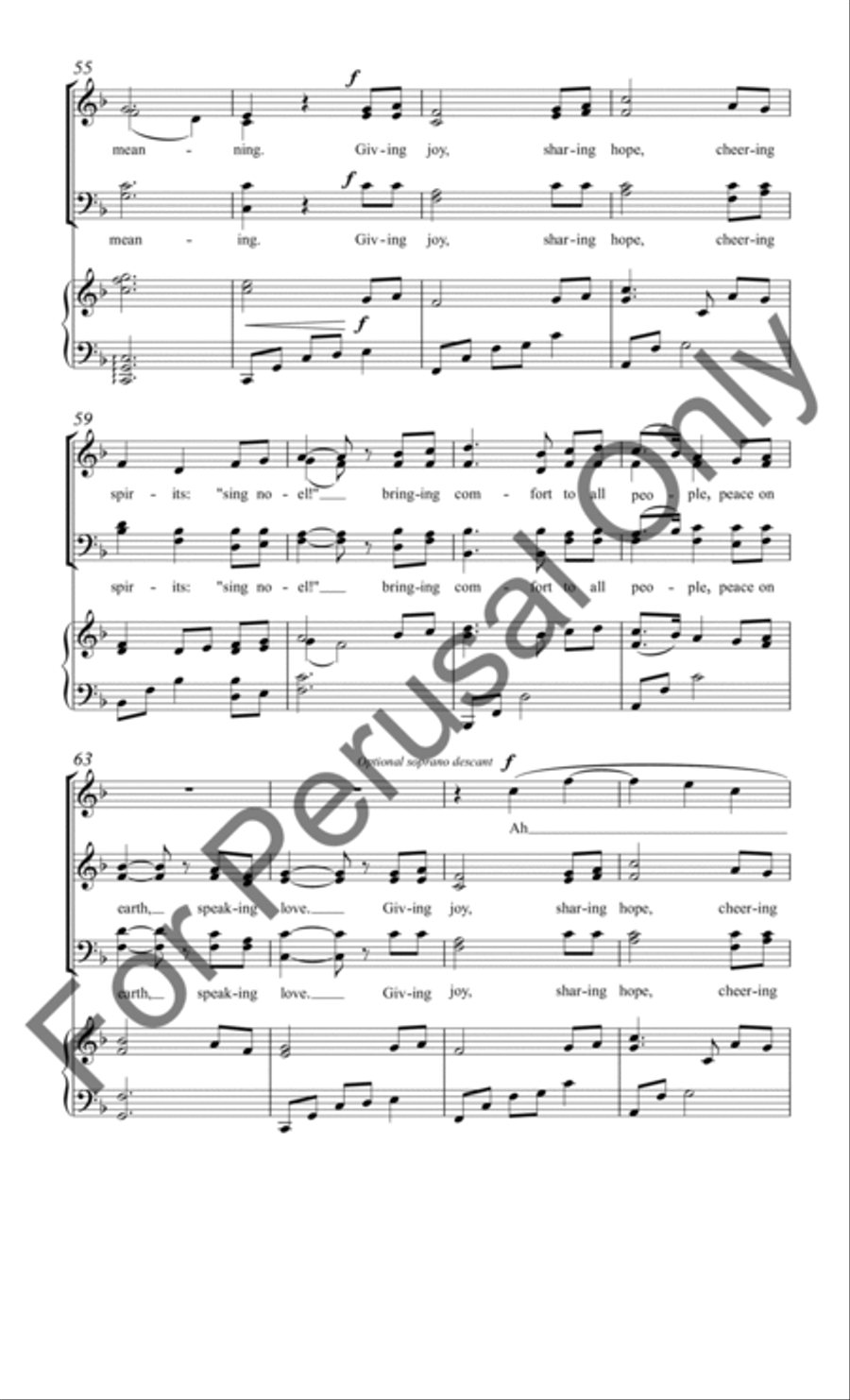 Speaking Love 4-Part scores gallery preview page 6