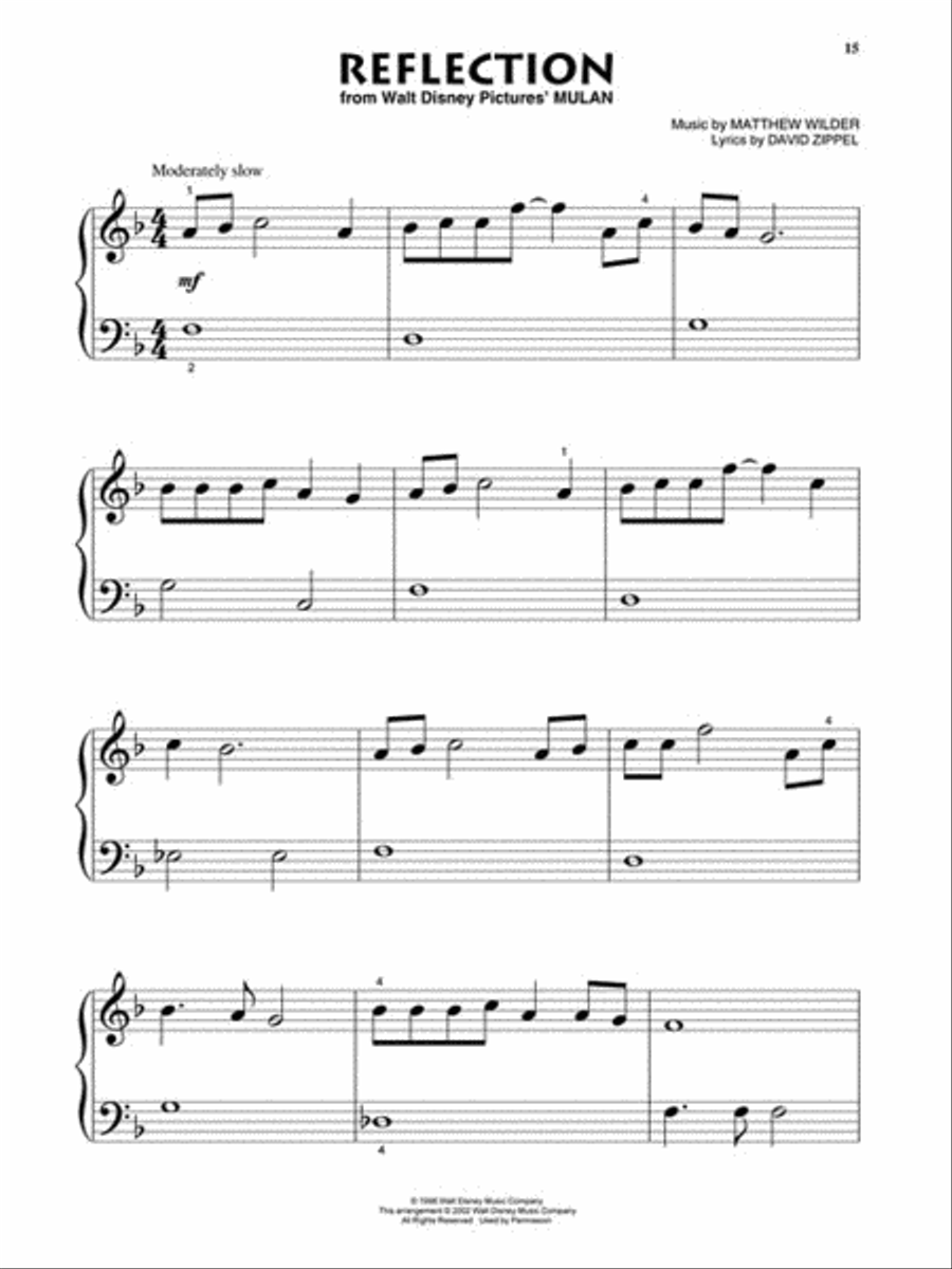 Disney Princess Piano Solo scores gallery preview page 5
