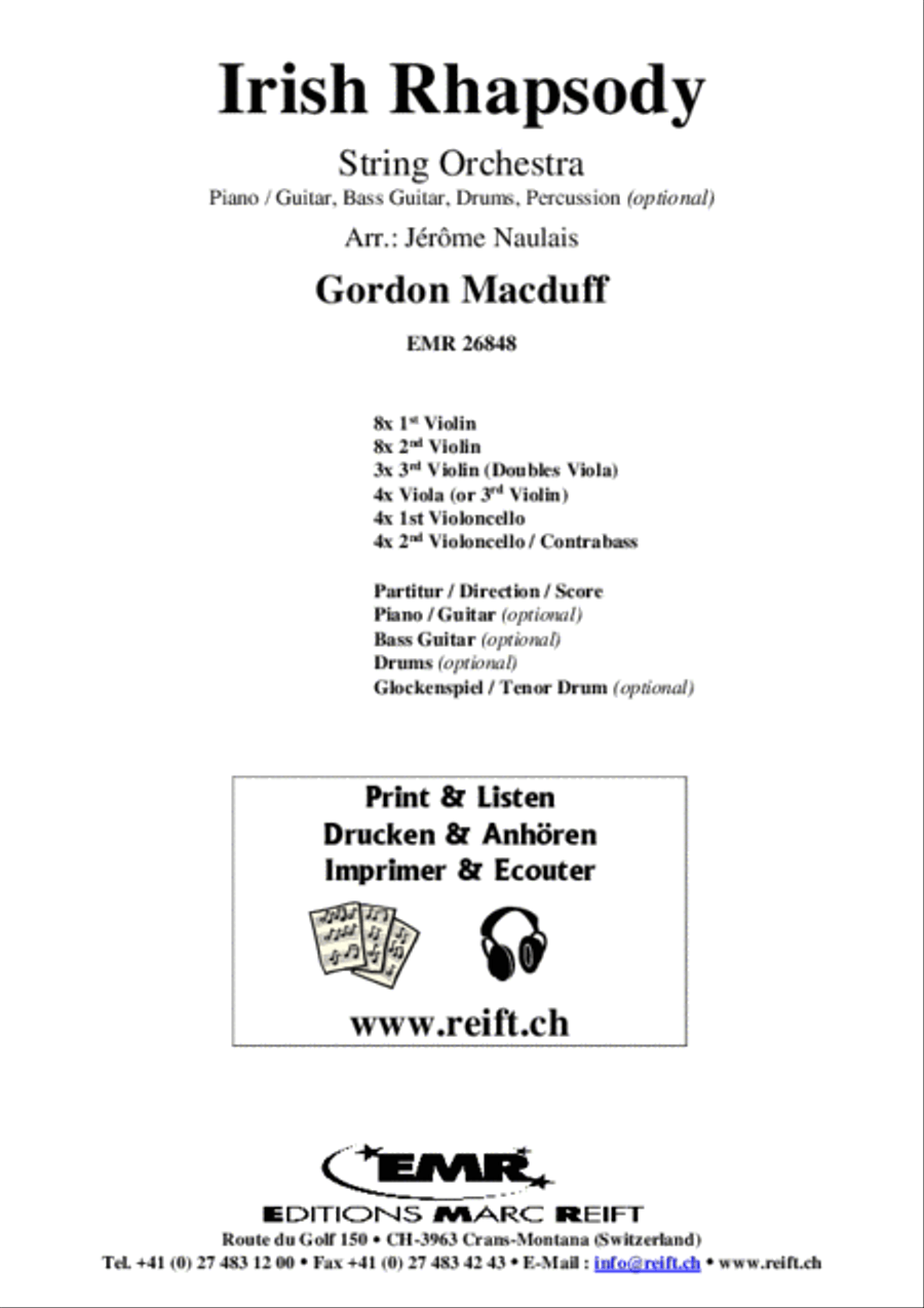Irish Rhapsody String Orchestra scores gallery preview page 2