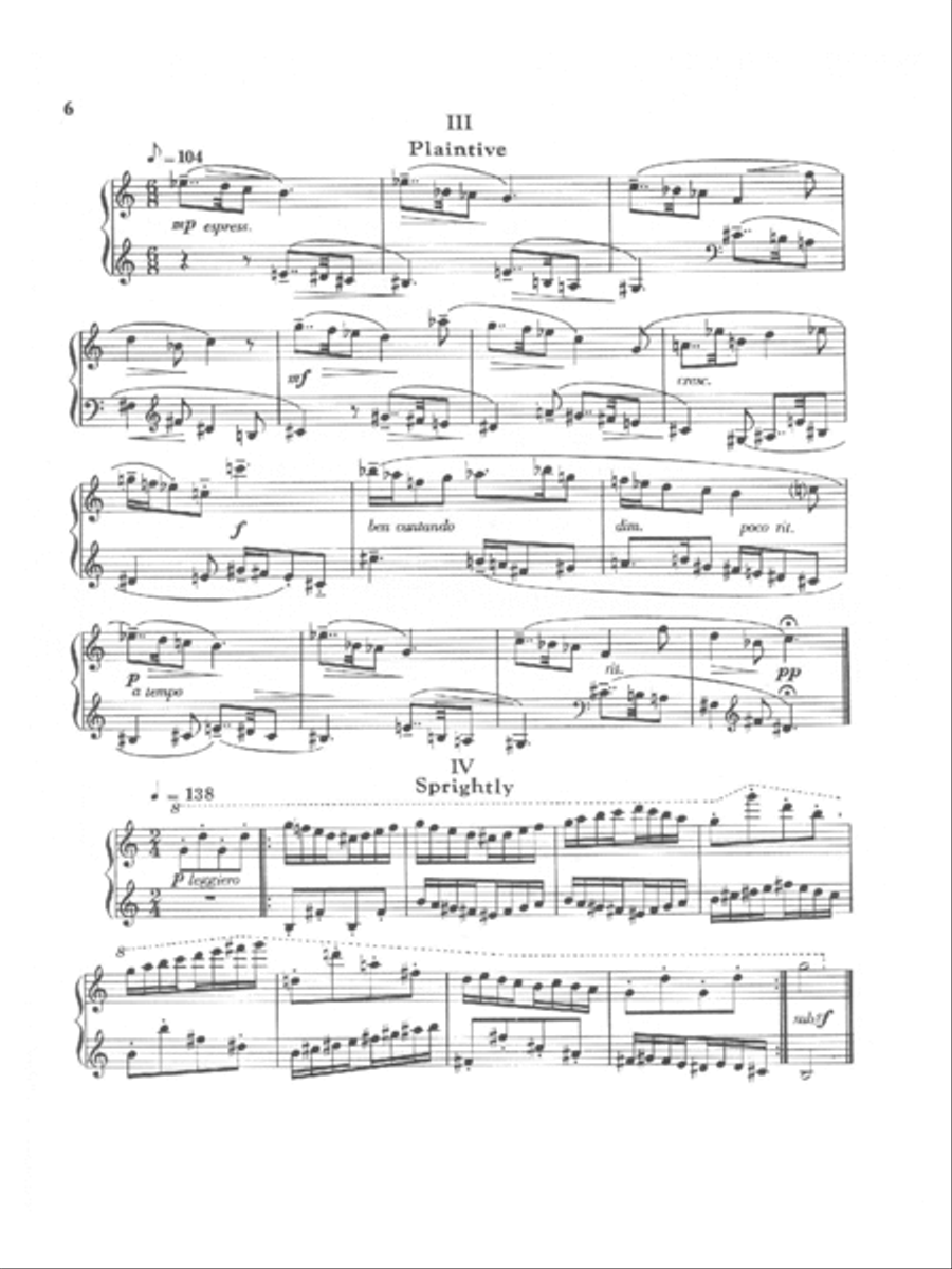 Twelve Relationships for Piano Solo, Op. 10 Piano Solo scores gallery preview page 4