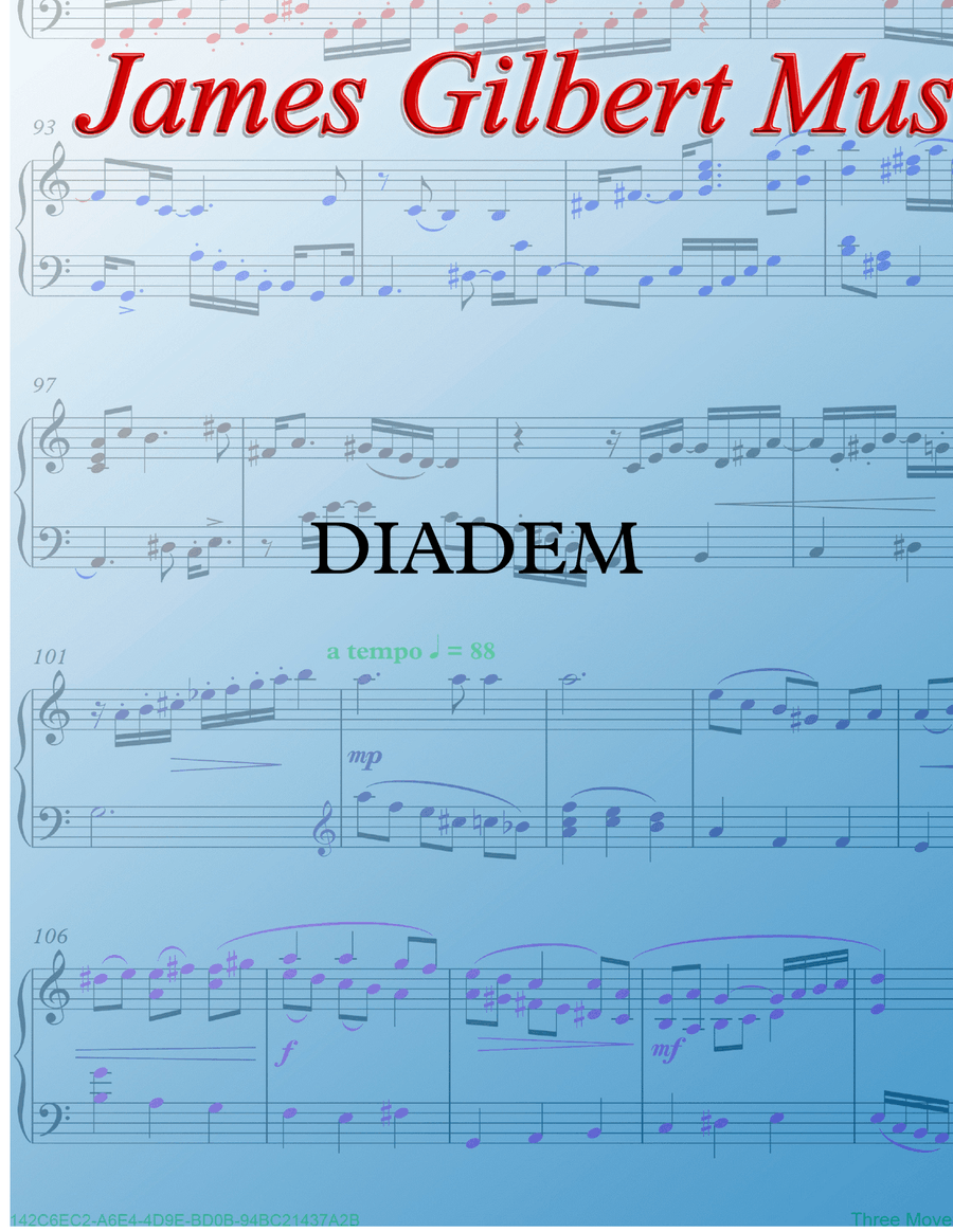 DIADEM (All Hail The Power) DIADEM (All Hail The Power) Small Ensemble scores gallery preview page 6