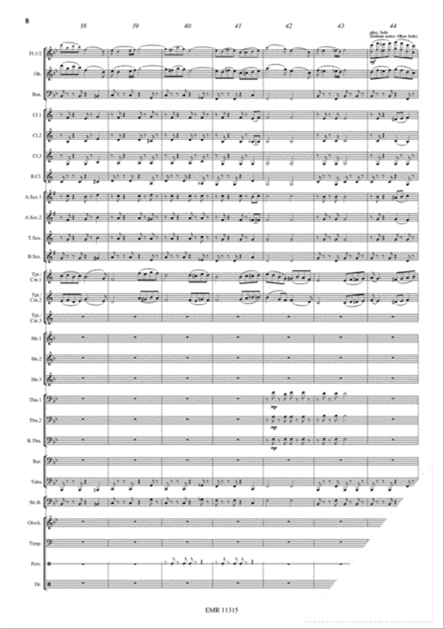 Por Una Cabeza Concert Band scores gallery preview page 9