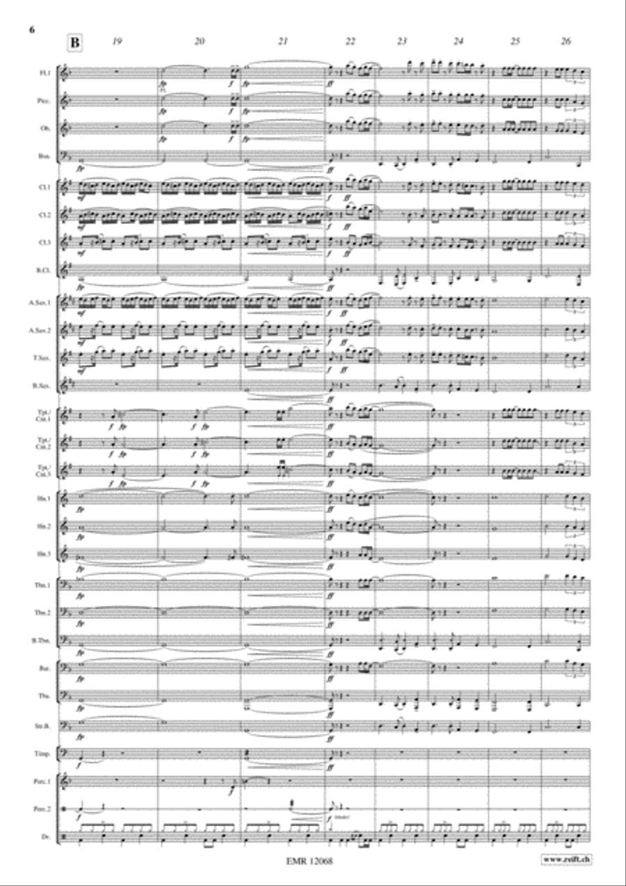 Another Brick In The Wall Concert Band scores gallery preview page 7