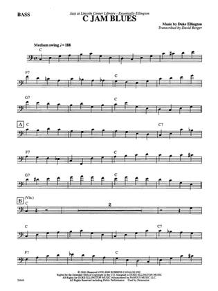C Jam Blues: String Bass