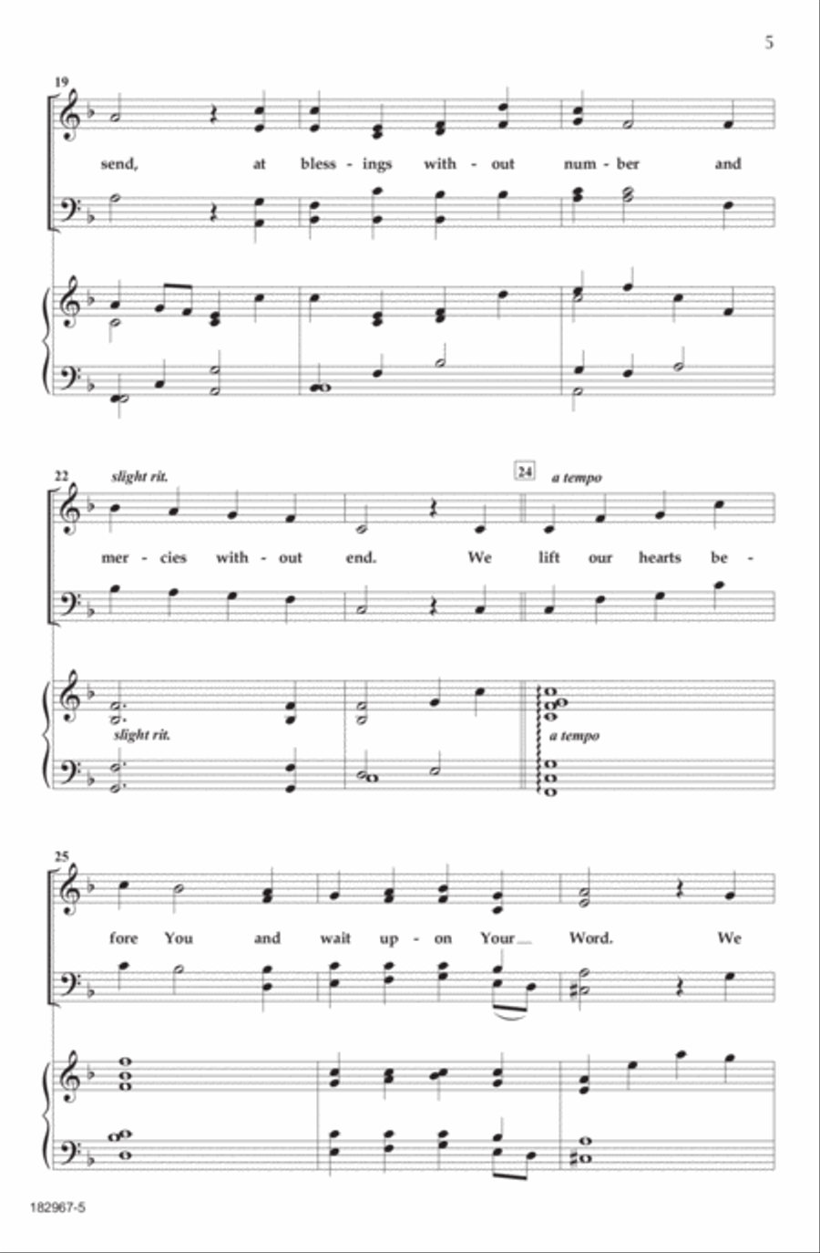 O God Beyond All Praising 4-Part scores gallery preview page 4