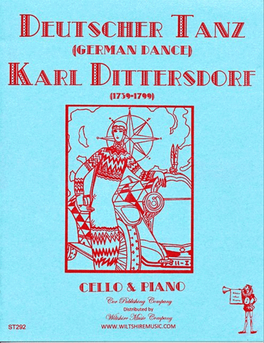 Deutscher Tanz (German Dance) Piano Accompaniment scores gallery preview page 1
