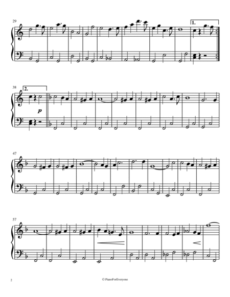 The Stars and Stripes Forever - Sousa (Easy Piano) image number null