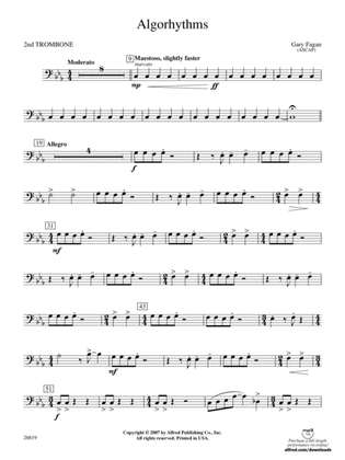Algorhythms: 2nd Trombone