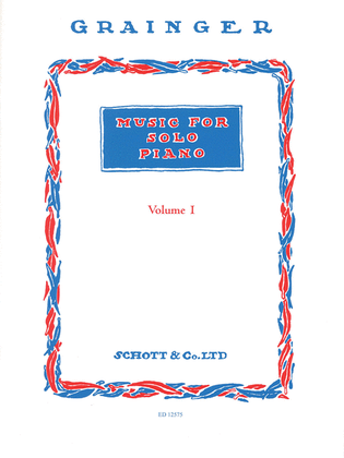 Book cover for Music for Solo Piano - Volume 1