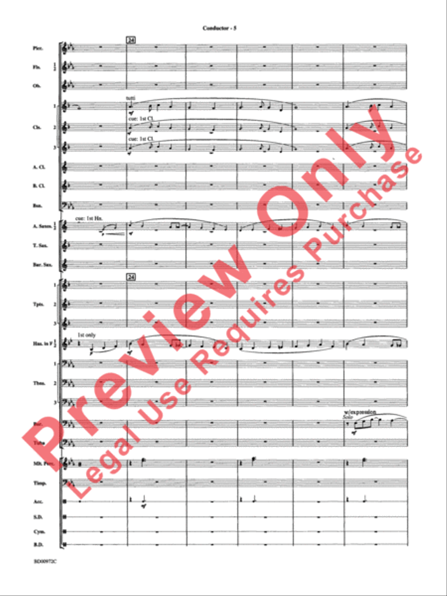 In the Bleak Midwinter In the Bleak Midwinter Concert Band scores gallery preview page 7