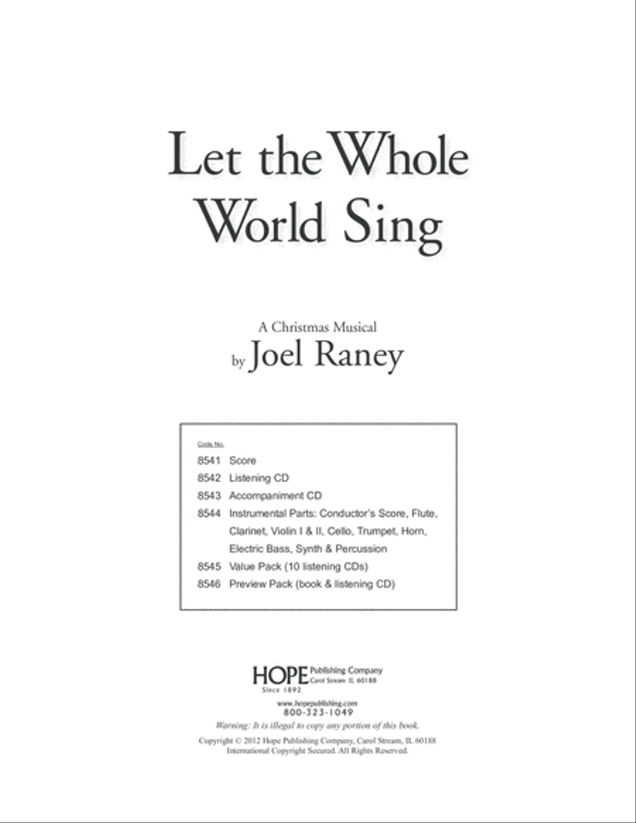 Let the Whole World Sing Flute scores gallery preview page 2