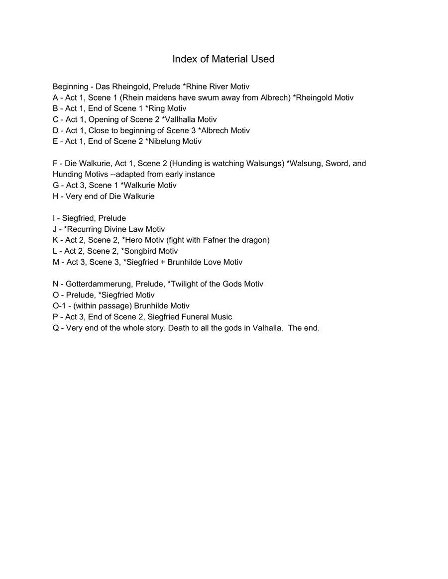 Ring Cycle Abridged for Wagner Tuba and Piano Small Ensemble scores gallery preview page 3