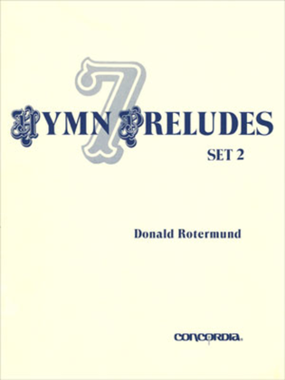 Book cover for Seven Hymn Preludes, Set 2