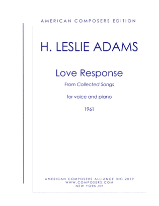 [Adams] Love Response (from Collected Songs)