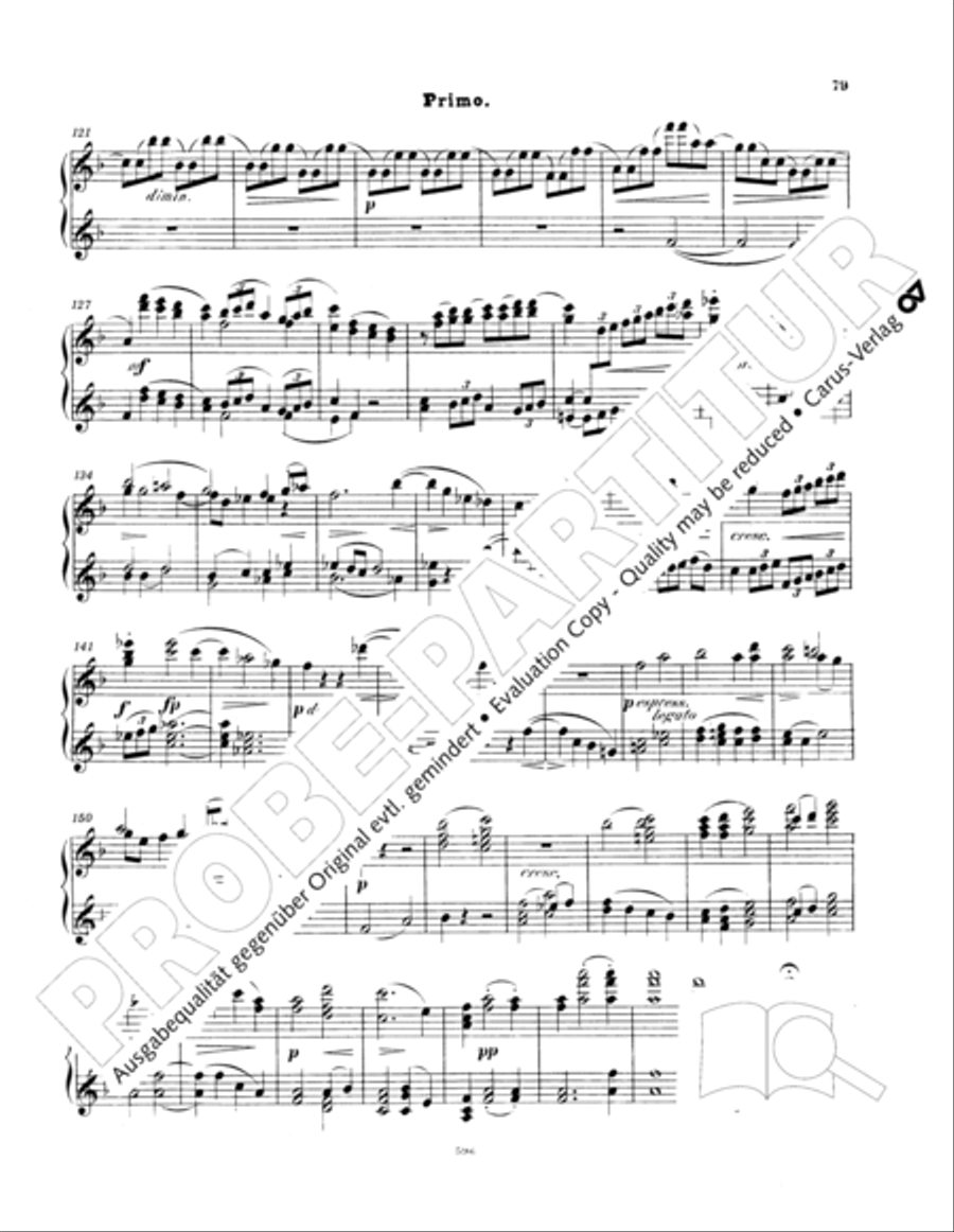 Ein Deutsches Requiem (German Requiem) Piano Duet scores gallery preview page 88