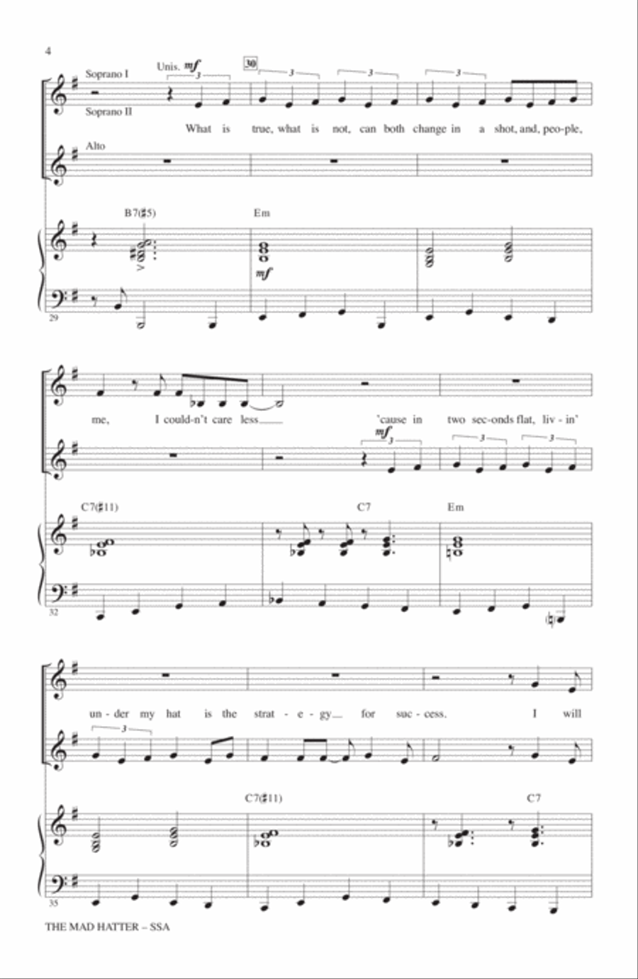 The Mad Hatter SSA scores gallery preview page 3