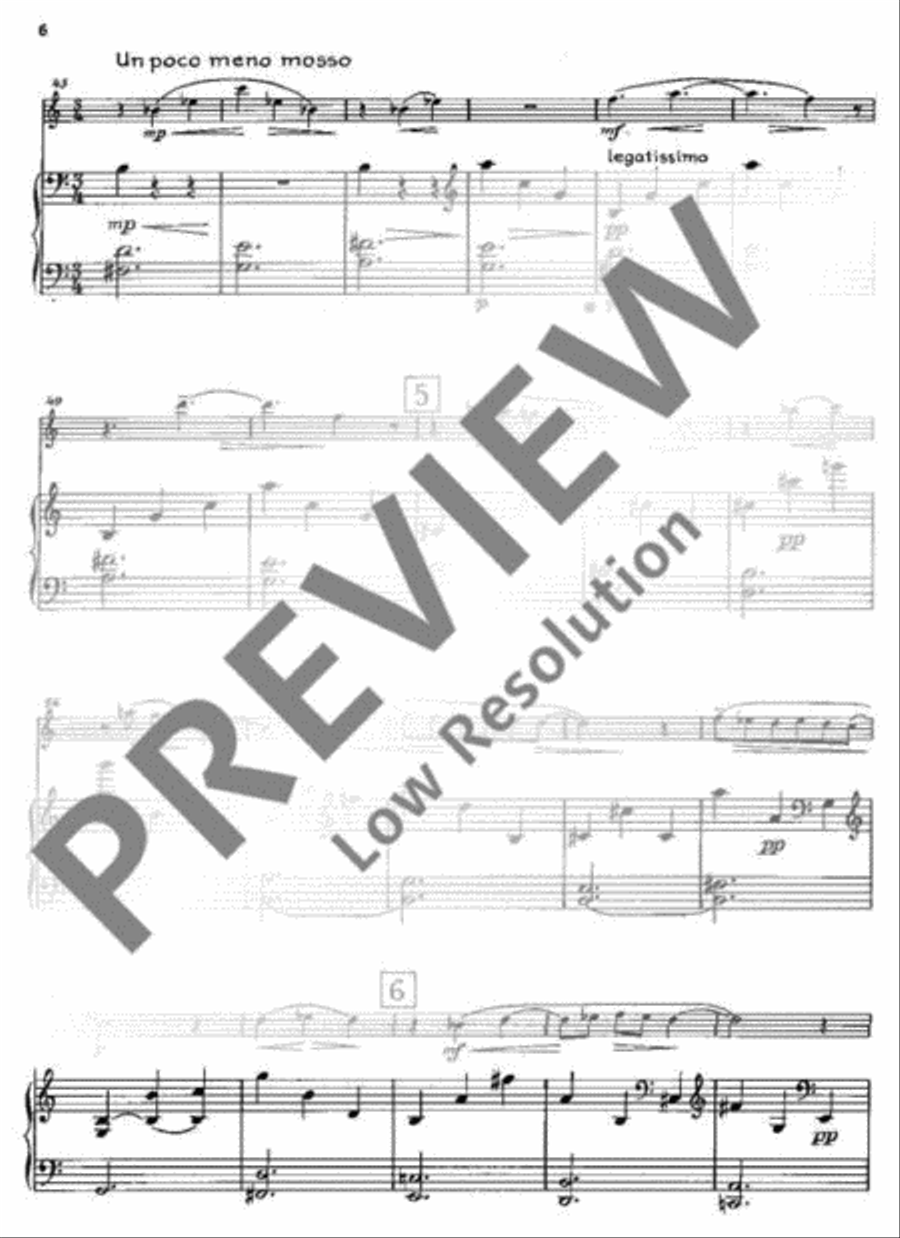 Three Pieces Three Pieces A Clarinet scores gallery preview page 7