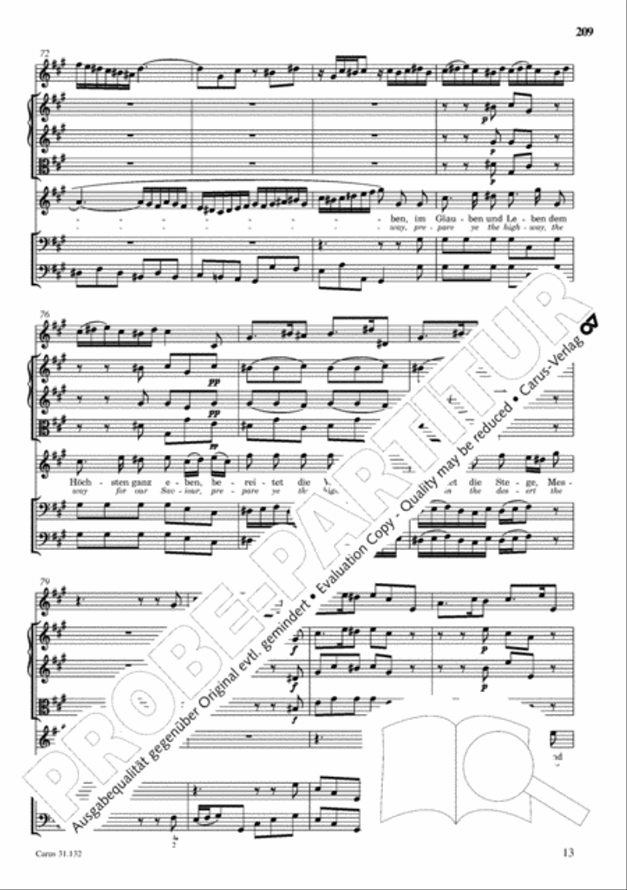 The Complete Sacred Vocal Works (Das geistliche Vokalwerk) Voice scores gallery preview page 210